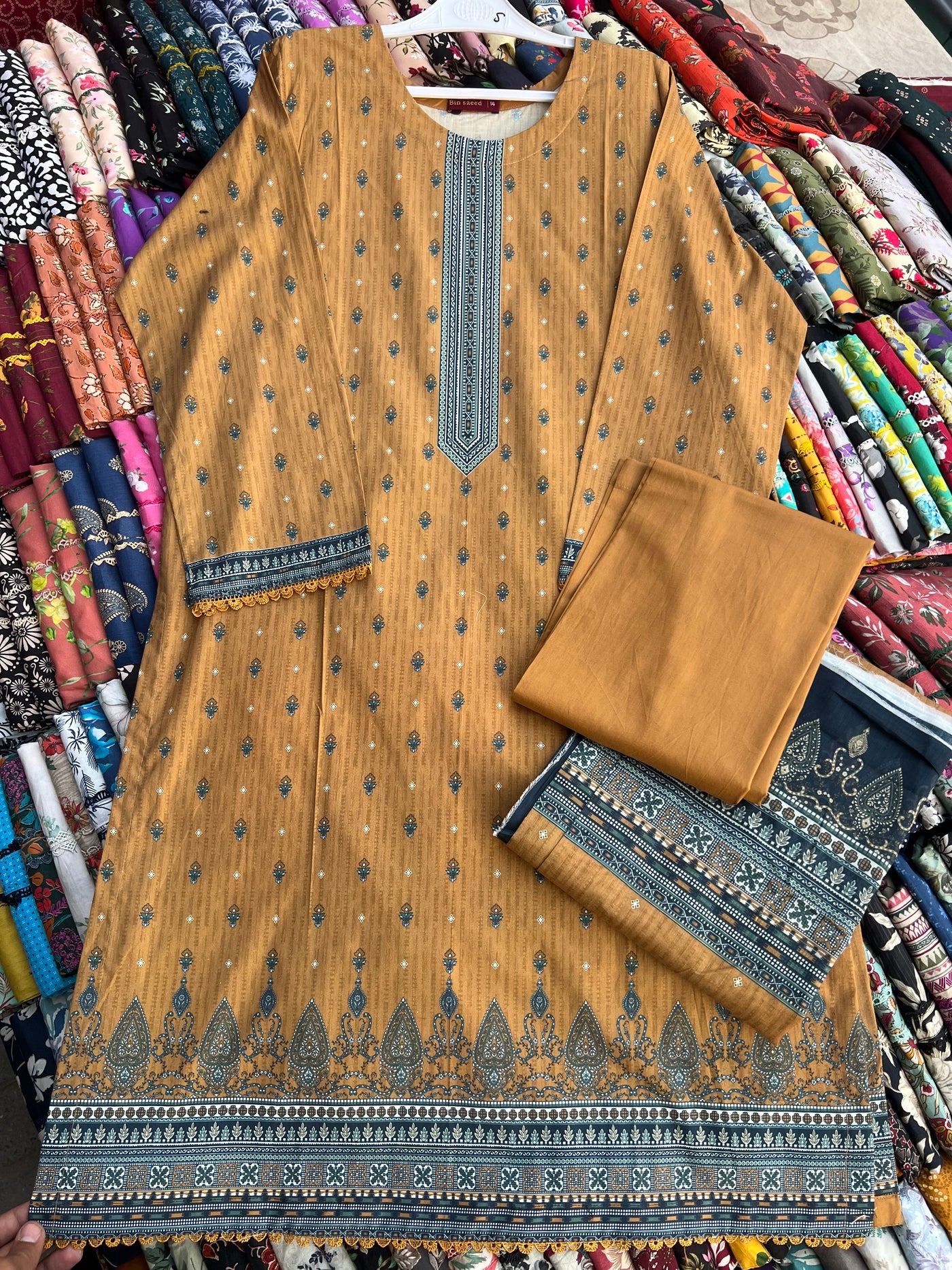 Binsaeed 3 Piece (Cotton Fabric)
