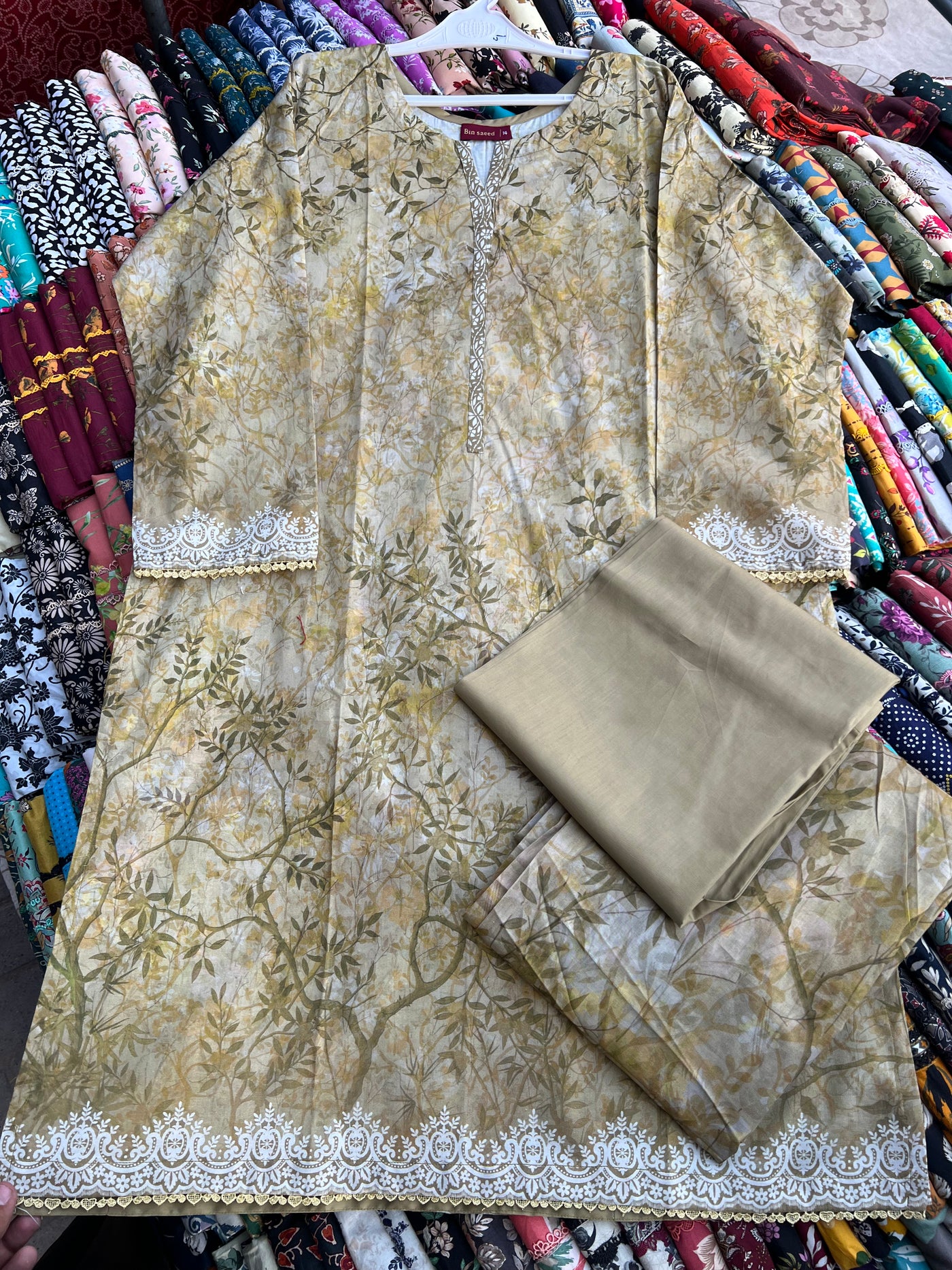 Binsaeed 3 Piece (Cotton Fabric)