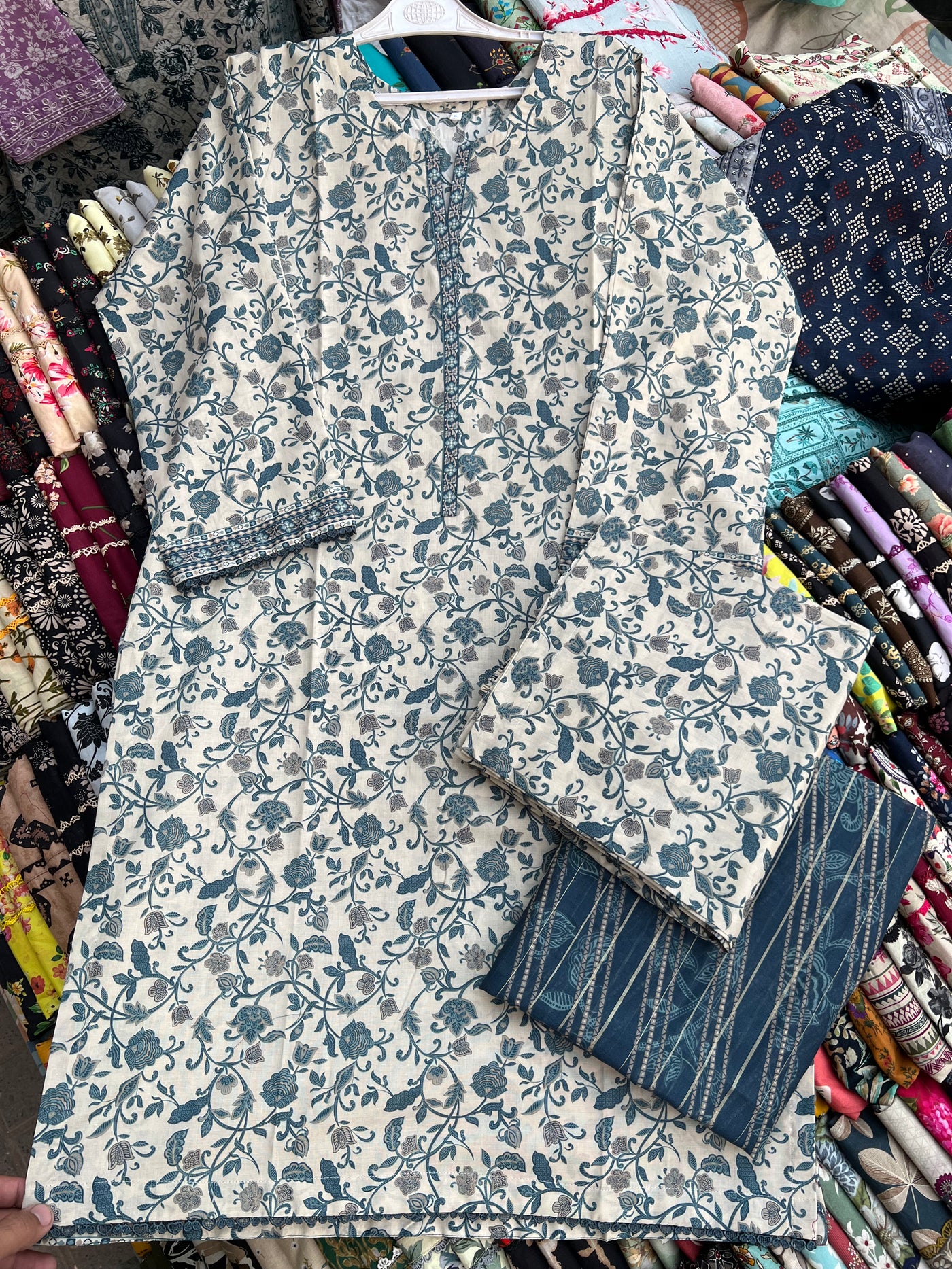 Binsaeed 3 Piece (Cotton Fabric)