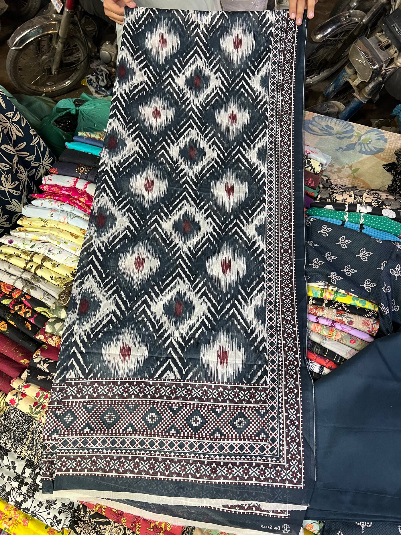 Binsaeed 3 Piece (Cotton Fabric)