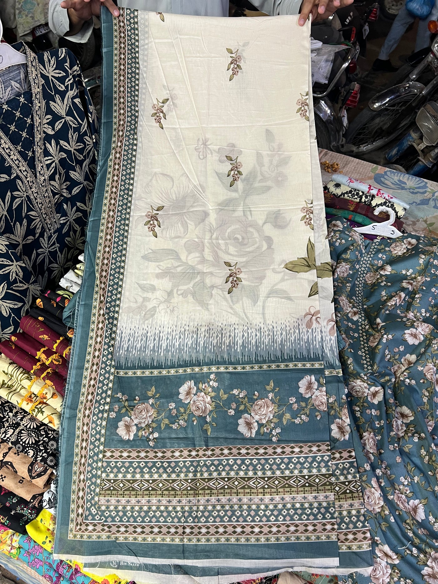 Binsaeed 3 Piece (Cotton Fabric)