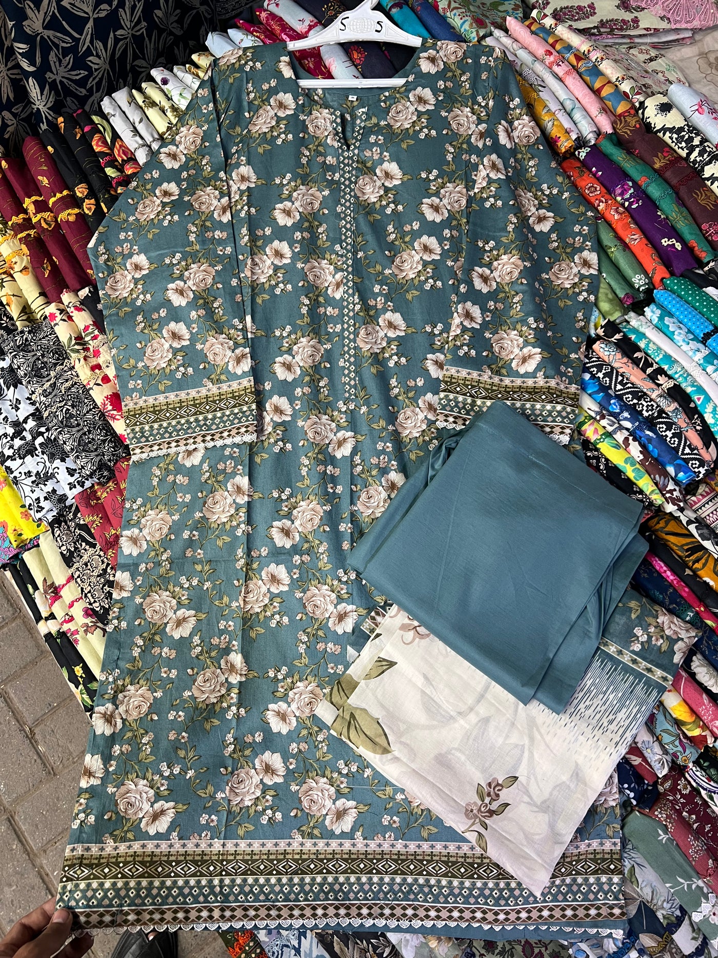 Binsaeed 3 Piece (Cotton Fabric)