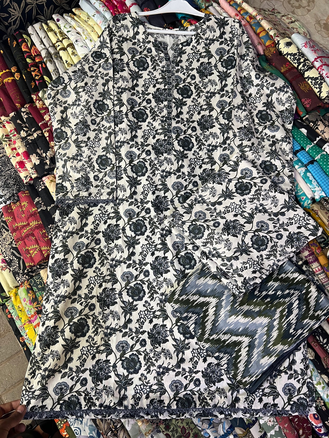 Binsaeed 3 Piece (Cotton Fabric)