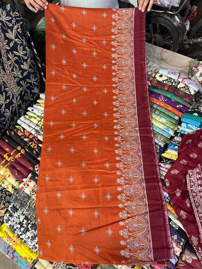 Binsaeed Eplic Work 3 Piece (Cotton Fabric)