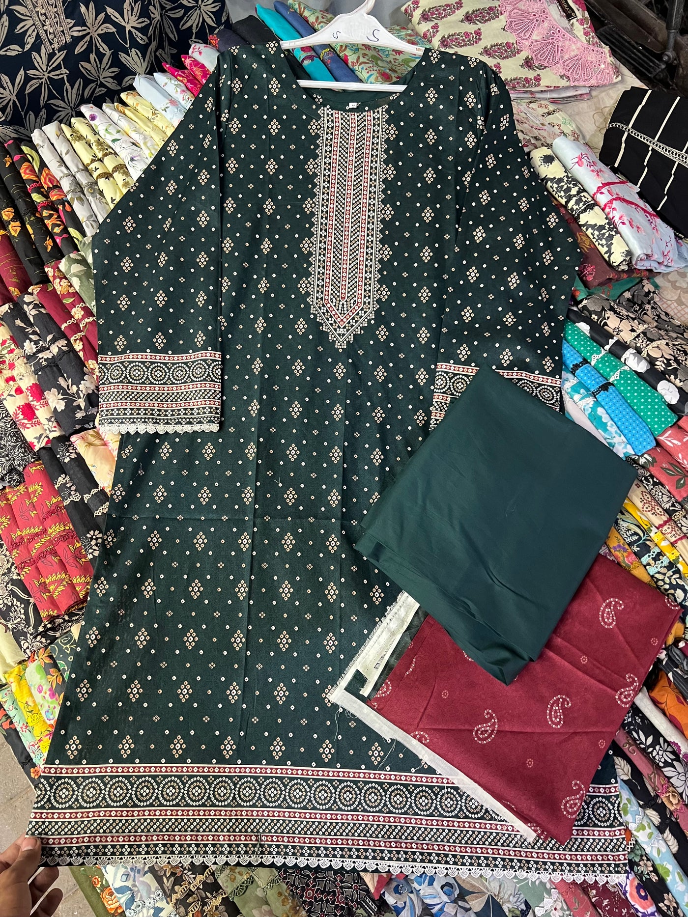 Binsaeed 3 Piece (Cotton Fabric)